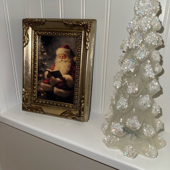 Gold Framed Santa Claus Picture - Picture 4 of 4